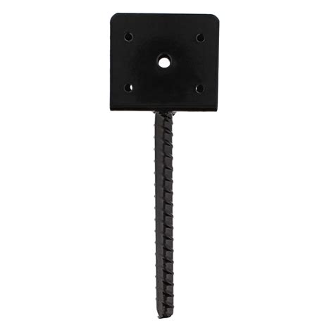 Snapklik.com : BISupply Concrete Post Anchor 4x4 Post Base Spike 4 Pack