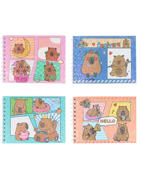 كتاب تلوين عالم الكابيبارا: صفحات تلوين الكابيبارا للبالغين والمراهقين ...