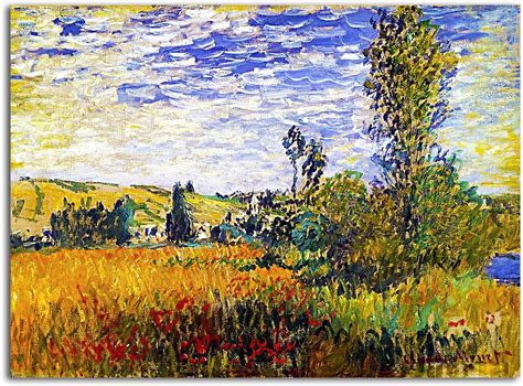 Tamatina Claud Monet Art Canvas Painting|Red Boats |Size-36X27 Inches ...