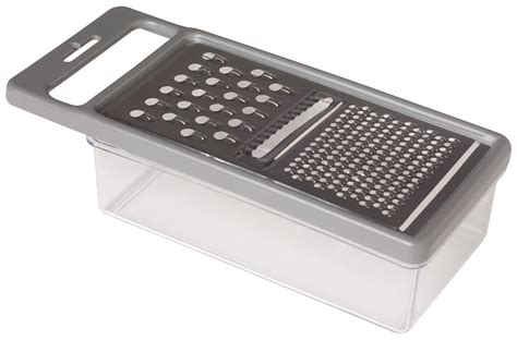 Mulberry by Genmert 2-Piece Stainless Steel Vegetable Grater with 3-Cup ...