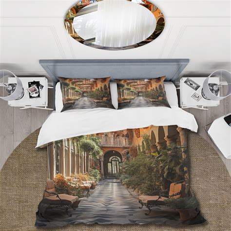 Design Art Spanish Hacienda BeddingMicrofiber / Polyester Duvet Cover ...