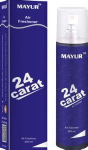 MAYUR 24 Carat Without Gas Air Freshener 250 ml Car Freshener Spray 24 ...