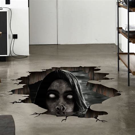 Download Cool 3D Ghost Floor Painting Wallpaper | Wallpapers.com