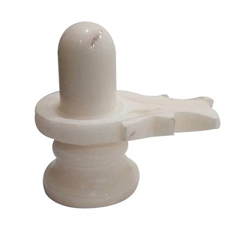 Buy India Meets India Pure Marble Art Shiva Lingam Statue Handmade for ...