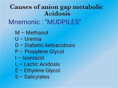 Pin by Julio Fernandez on USMLE | Pharmacology mnemonics, Anion gap ...