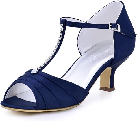 Elegantpark EL-035 Bruiloft sandalen voor bruid Laag Heel Bruids ...