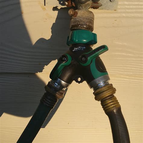 Garden Hose Splitter 2 Way at Bradley Glatt blog