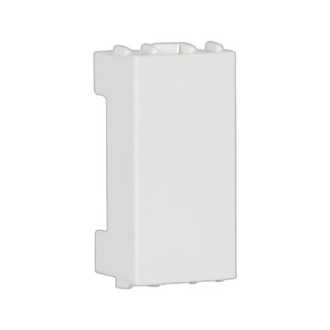 Havells Fabio 1 Module White Blank Plate