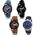 Buy Foxter Pack of 6 Multicolour Analog Analog Watch for Men and Boys ...