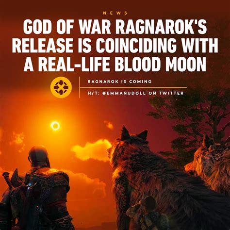 The next Blood Moon is coming tomorrow - just ahead of God of War ...