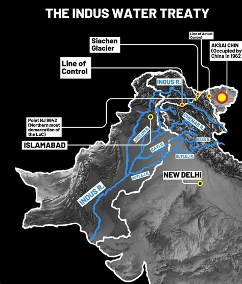 Indus River Origin, Map Location And Countries It Flows Through- Tibet ...