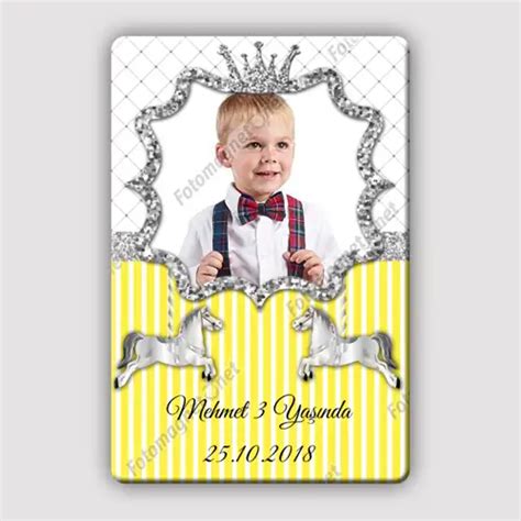 Atlı Karınca Temalı Gümüş Simli - Fotoğraflı - Dikey - Magnet - www ...