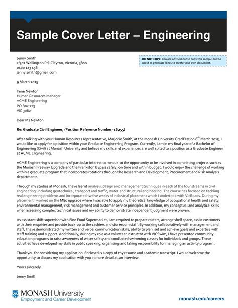 Engineering cover letter examples - chidolf