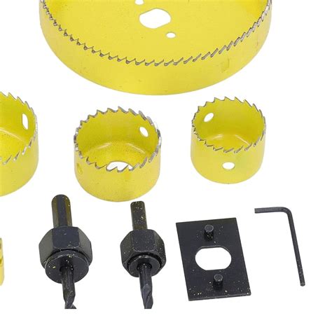 Hyuduo Metal Hole Saws Assorted Kit Hole Saw Kit 17 Pcs India | Ubuy