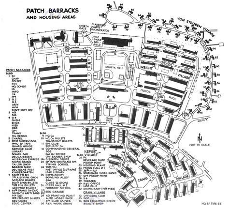 USAREUR Installation Maps - Patch 1960s