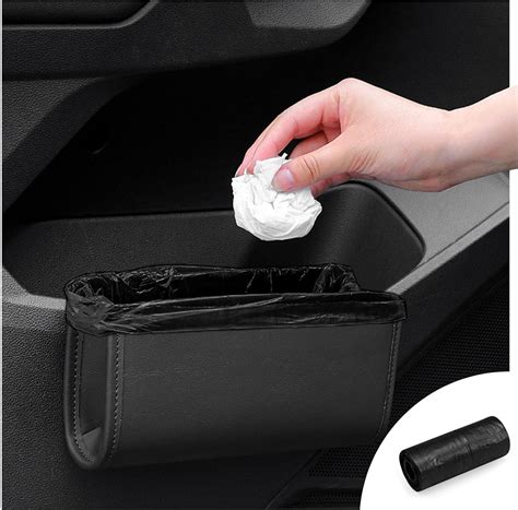 Amazon.com: BMZX Car Trash Can Trash Bin, Car Accessories for Interior Garbage Can, Car Door ...