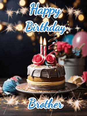 Happy Birthday Brother GIF 57