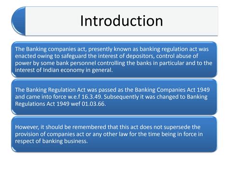 SOLUTION: Banking regulation act 1949 - Studypool