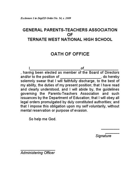 Image result for Teacher Induction Program Oath