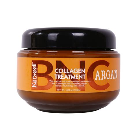 BNC Argan Collagen Treatment 550ml for Healthy Hair – Cosmetic Connection