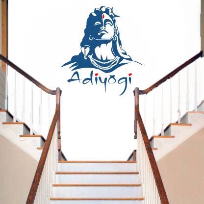 rawpockets 75 cm Blue Adiyogi - Lord Shiva Nature Colour Statue Self ...