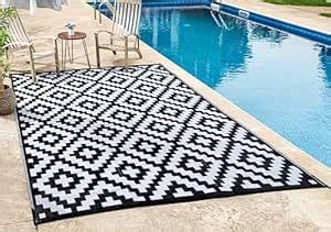 Buy FH Home Outdoor Rug - Waterproof, Fade Resistant, Reversible ...