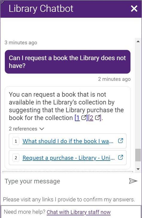 Library Chatbot 的图像结果