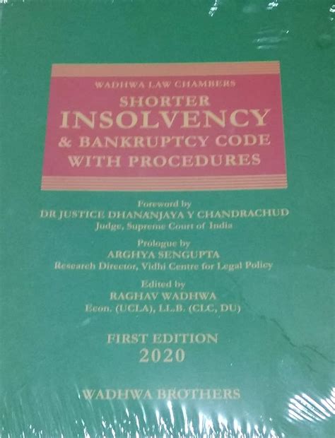 Buy Wadhwa Brothers Shorter Insolvency & Bankruptcy Code With ...