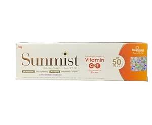 Sunmist Silicone Sunscreen Gel SPF 50+ PA+ 50gm : Amazon.in: Beauty