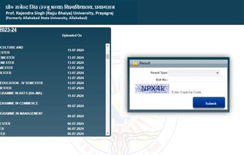 Rajju Bhaiya University Result 2025 Out, Check PRSU 1st, 2nd, 3rd Year ...