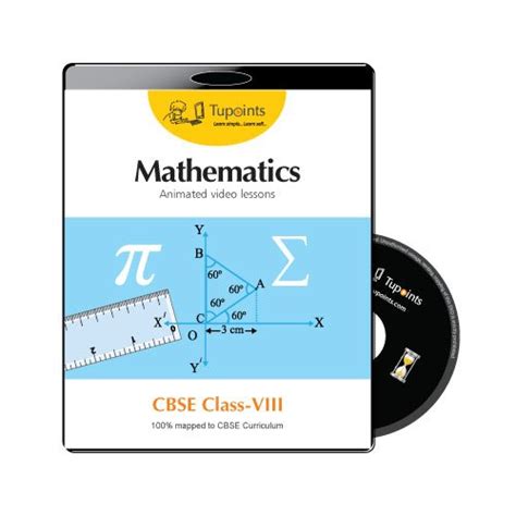 Cbse class 8 Mathematics Multimedia Animated video lessons DVD/CD ...
