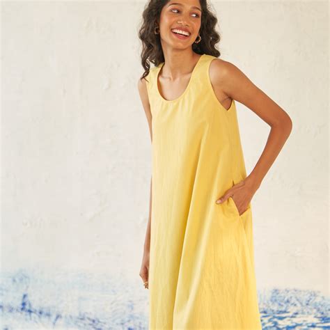 Effortless Elegance: Premium Dual-Toned Cotton Dress – Canoopi