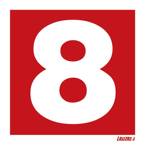 LALIZAS IMO SIGNS - Number 8