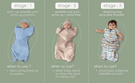 Cocoon Care Bamboo Knitted Cotton Swaddle Out Sleep Pod for Baby ...