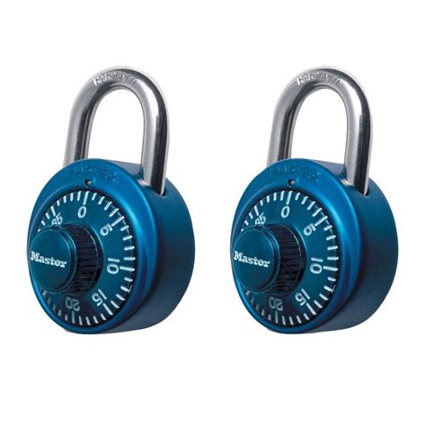 Master Lock Padlock 1530T Dial Combination Lock, 1-7/8 in. Wide ...