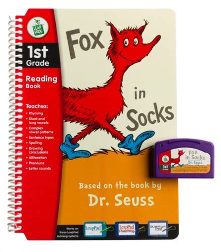 Dr. Seuss Fox in Socks 1st Grade LeapPad Book & Cartridge : Amazon.in ...