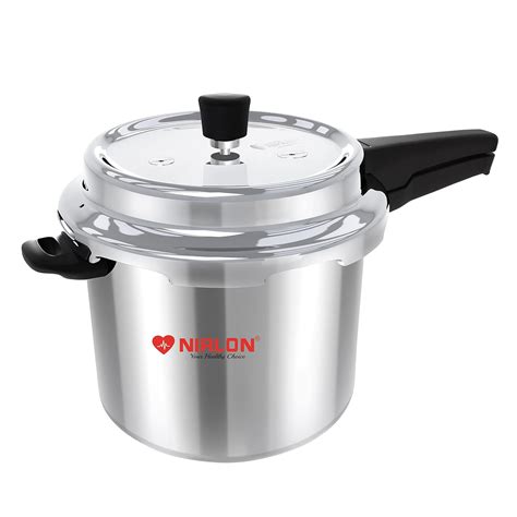 Buy NIRLON Outer Lid Induction Base Stainless Steel Pressure Cooker, 3 ...