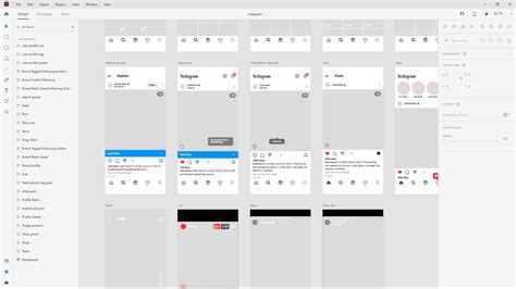 Instagram Template Mockup Adobe XD