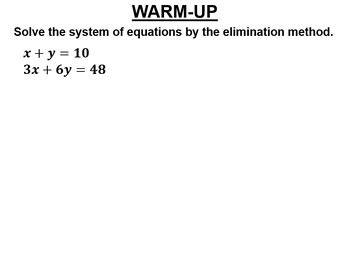 Mixture Problems Algebra 1 的图像结果