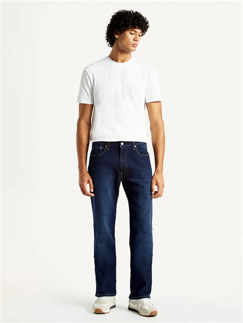 Men's 555 Dark Indigo Loose Fit Mid Rise Jeans – Levis India Store