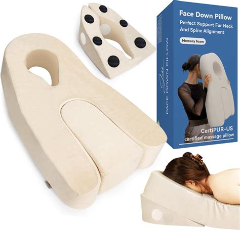 Amazon.com: Zenflux Face Down Pillow for Sleeping, Memory Foam BBL Pillow After Surgery, Massage ...