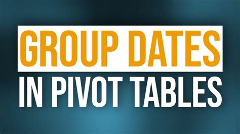Getting PivotTable Date into Column 的图像结果