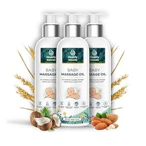 Amazon.in: Buy Healofy Naturals Baby Massage Oil, 200 ml | With ...