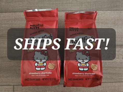 Pepperidge Farm Hello Kitty Strawberry Shortcake Limited Edition ...