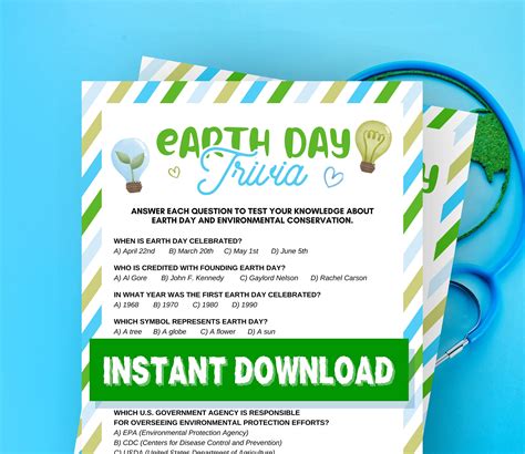 Earth Day Trivia, Trivia Game for Earth Day, Earth Day is Everyday ...