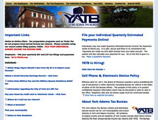 Access yatb.com. York Adams Tax Bureau - Pennsylvania Municipal Taxes