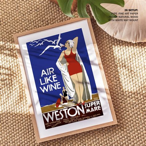 Buy Air Like Wine Weston Travel Poster Art & Prints Online India at ...