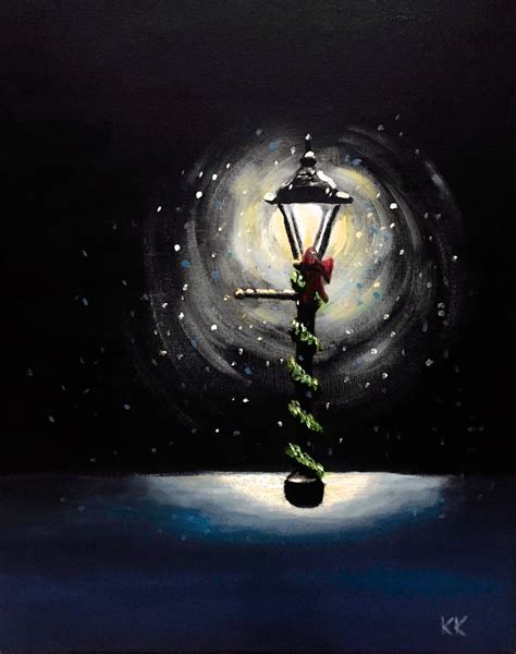 Paint Night - Christmas Lamp Post, Gamer's Inn, American Fork, December ...