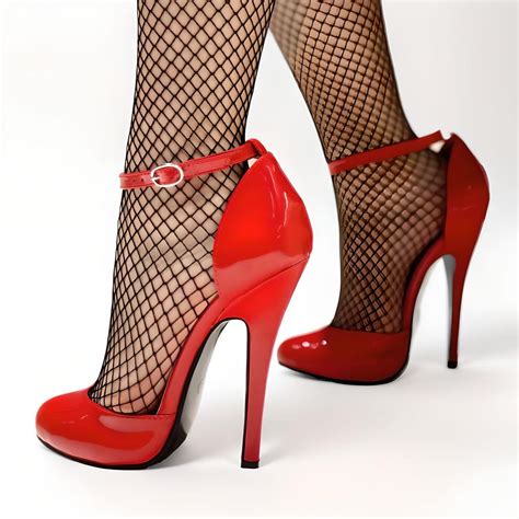 HIGH HEEL Retro Stiletto Pumps Sexy Patent Fetish 14-15cm UK3-13 - Etsy