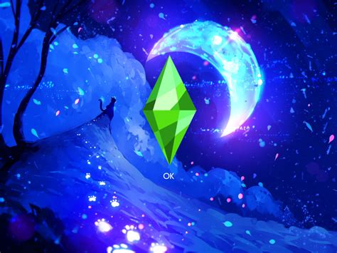 Image result for Sims 4 Loading Screen Moon Background